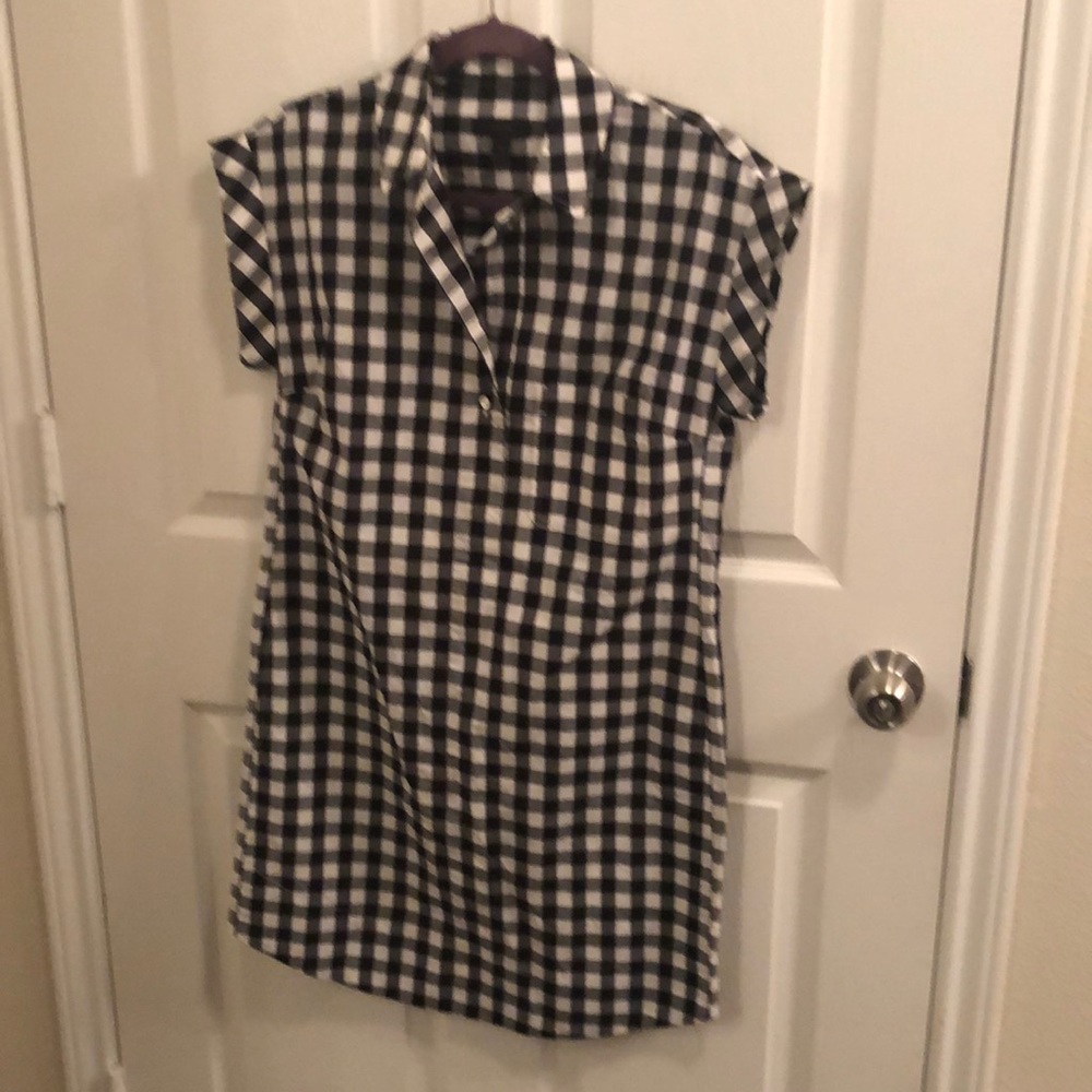 J.Crew checkered dress